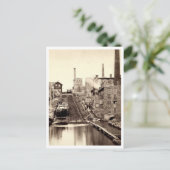 ニュージャージー州,ニューアーク,モリス運河ヴィンテージ ポストカード (スタンド正面)