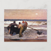 ニュージャージー州、ボートを押し素晴らし払い、アート。 ポストカード (正面)