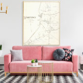 ニュージャージー州，ワータウン キャンバスプリント (インサイチュ (リビング))