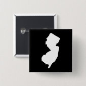 ニュージャージー州(白と黒) 缶バッジ (正面&裏面)