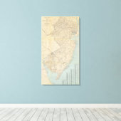 ニュージャージー州, 1877 キャンバスプリント (インサイチュ (ウッドフロア))