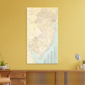 ニュージャージー州, 1877 キャンバスプリント (インサイチュ (リビング))