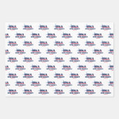 ニュージャージー州、50州、リバティ・ベル ラッピングペーパーシート (正面)