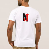 ニュージャージー州 (New Jersey) Tシャツ (裏面)
