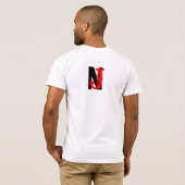 ニュージャージー州 (New Jersey) Tシャツ (裏面フル)