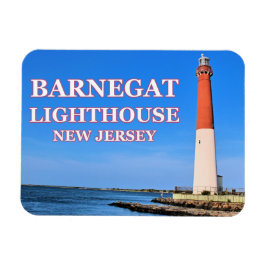 ニュージャージー州Barnegat Light Houseフォトマグネット マグネット