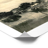 ニュージャージー州Robbins Cove, Toms Riverヴィンテージ ポスター (角)