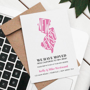 ニュージャージー新しい住所ニューホームポストを移動 ポストカード