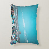 ニュージャージー沿岸ビーチアート アクセントクッション (正面(垂直))