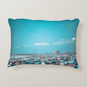 ニュージャージー沿岸ビーチアート アクセントクッション (裏面)