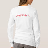 ニュージャージー生き延びは強い、残りは取得食べす Tシャツ (裏面)