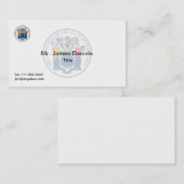 ニュージャージー素晴らしシール 名刺 (正面/裏面)