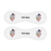 ニュージャージー統一された州レトロマップUSAお土産 野球ボール (パネル)