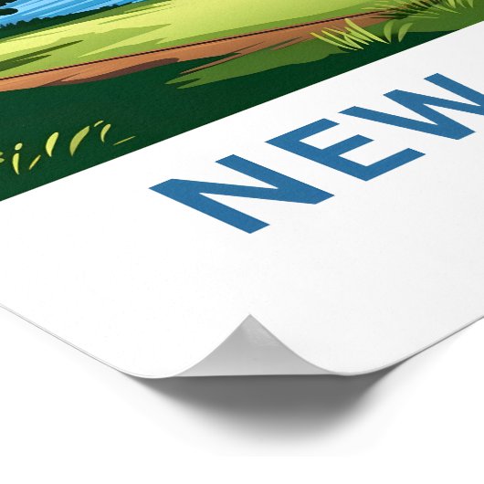 ニュージャージー統一された州旅行ポスター ポスター (角)