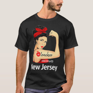 ニュージャージー赤Ed NJ Red4Ed Rosie the Riveter Tシャツ
