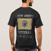 ニュージャージー退役軍人Tシャツ Tシャツ (裏面)