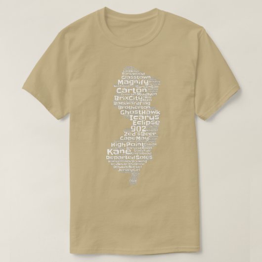 ニュージャージー醸造所 Tシャツ (デザイン正面)