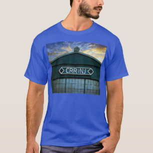 ニュージャージー鉄道ターミナルの中央鉄道小屋 Tシャツ