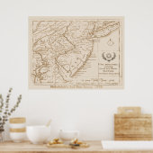 ニュージャージー1778、レプリカ ポスター (キッチン)