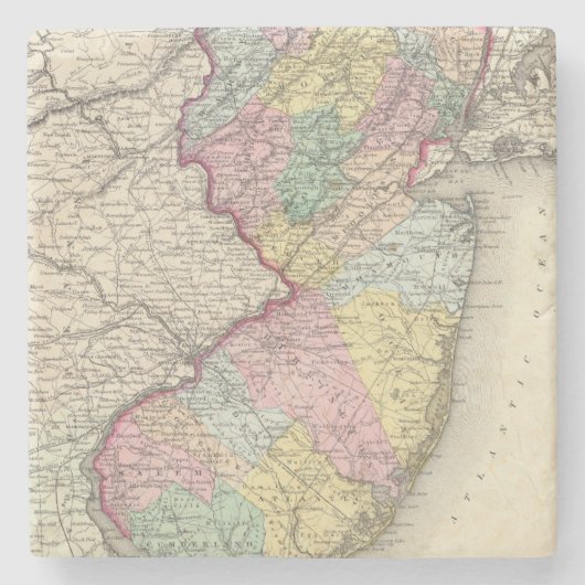 ニュージャージー2 ストーンコースター (正面)