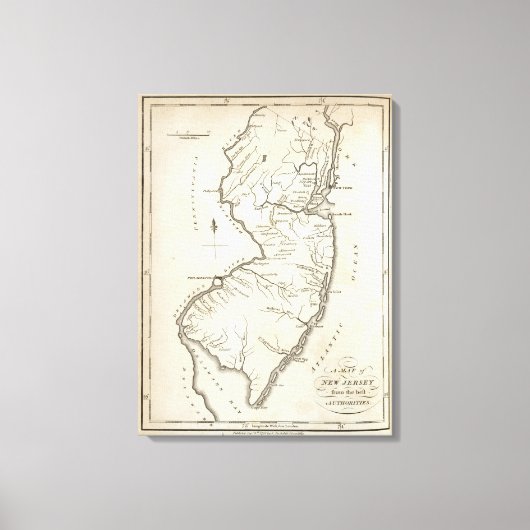 ニュージャージー7 キャンバスプリント (正面)