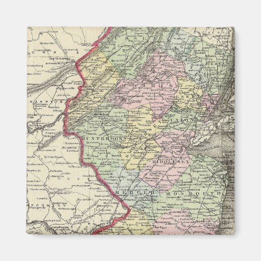 ニュージャージー8 マグネット (正面)