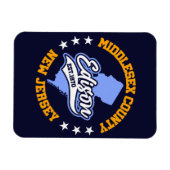 ニュージャージー・エジソン マグネット (横)