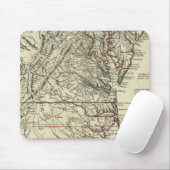 ニュージャージー、デラウェア、バージニア、ノースカロライナ マウスパッド (マウス)