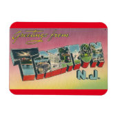 ニュージャージー、トレントンマグネット マグネット (横)