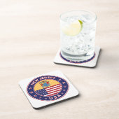 ニュージャージー、ニュージャージーのステッカー、電話ケース、バッグ コースター (右側)