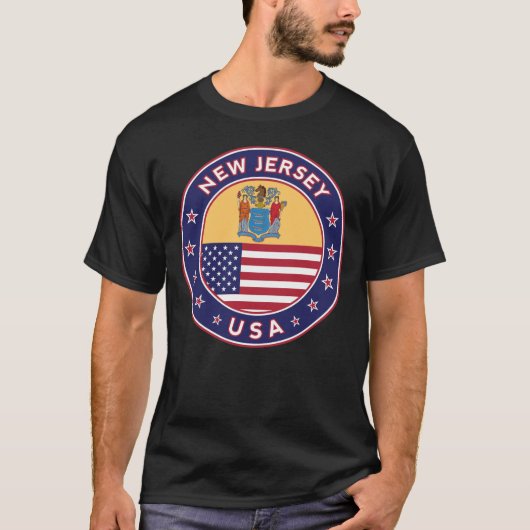 ニュージャージー、ニュージャージーのTシャツ Tシャツ (正面)