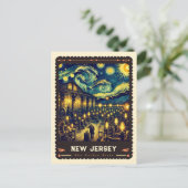ニュージャージー |ビンセント・ヴァン・ゴッホインスパイア ポストカード (スタンド正面)