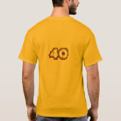 ニュージャージー!フィクションを燃やせチームでシャツ！ Tシャツ (裏面)