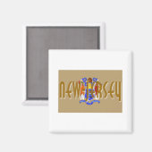 ニュージャージー マグネット (正面/裏面)