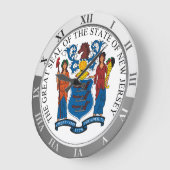 ニュージャージー ラージ壁時計 (傾斜)