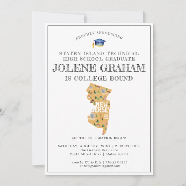 ニュージャージー |大学進学パーティー (正面)