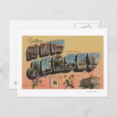 ニュージャージー(州首都/花/鳥) ポストカード (正面/裏面)