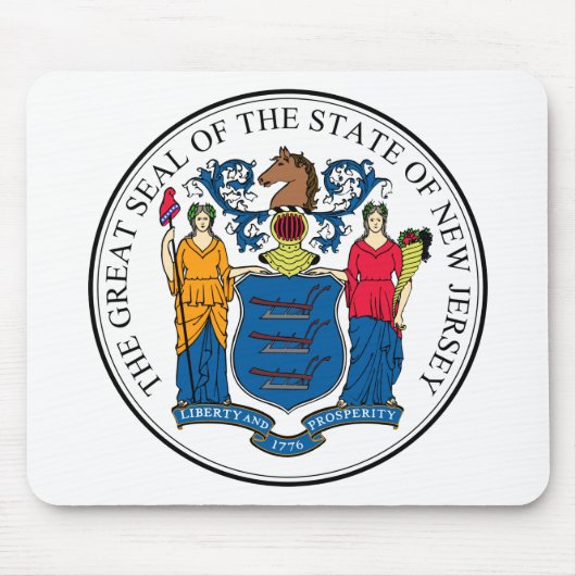 ニュージャージー、米国 マウスパッド (正面)