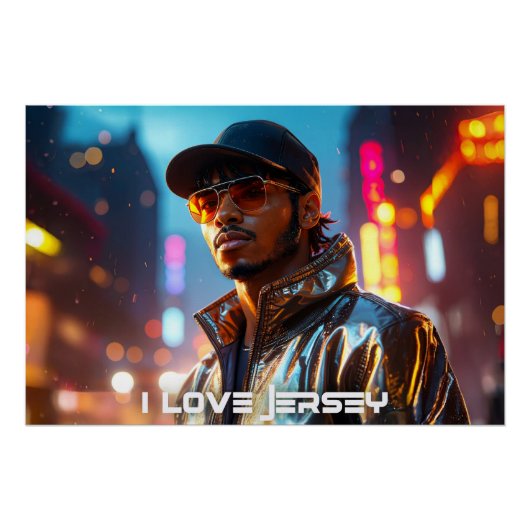 ニュージャージー - I LOVE JERSEY ポスター (正面)