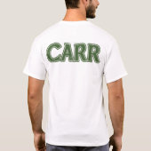 ニュージャージーCarrのアイルランド人のTシャツ Tシャツ (裏面)