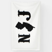 ニュージャージーNJカレッジドーム 横断幕 (縦)