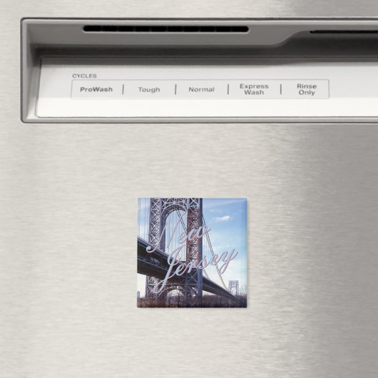 ニュージャージーUSA州土産冷蔵庫用マグネット マグネット (インサイチュ (食洗機))