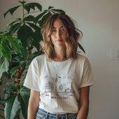 ニュージランドの象徴的な建物 ライフスタイル Tシャツ