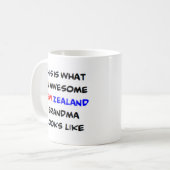 ニュージーランドおばあちゃん素晴らし。 コーヒーマグカップ (正面左)