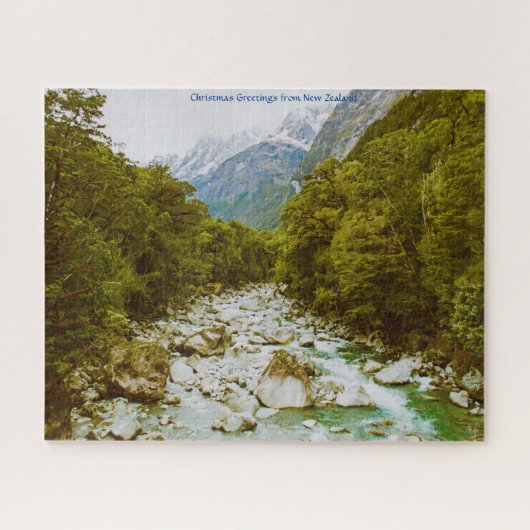 ニュージーランドからのクリスマスの挨拶 ジグソーパズル (横)