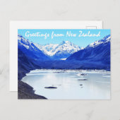 ニュージーランドからの挨拶 ポストカード (正面/裏面)
