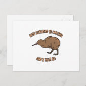 ニュージーランドが電話している ポストカード (正面/裏面)