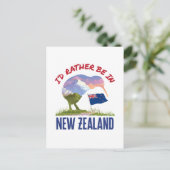 ニュージーランドに行きたい ポストカード (スタンド正面)