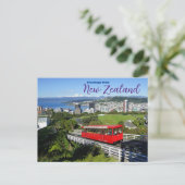 ニュージーランドのはがきからの挨拶 ポストカード (スタンド正面)