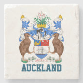 ニュージーランドのアームズのコート ストーンコースター (正面)